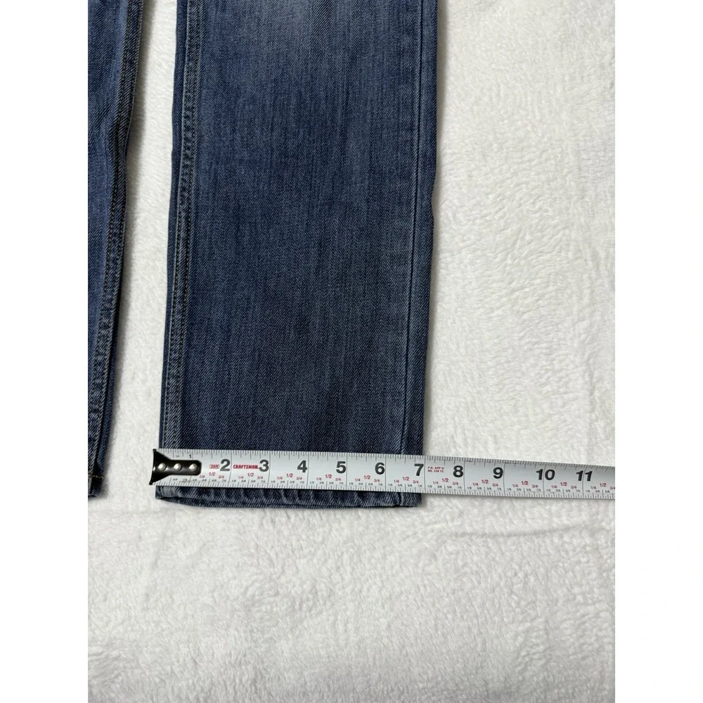Diesel Larkee Mens 33x31 Regular‎ Fit Straight Blue Denim Jeans